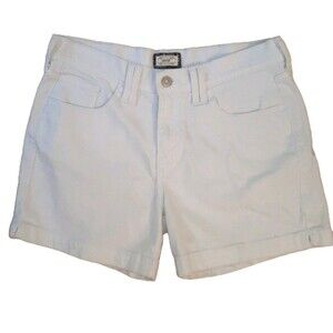 Levis 515 Shorts Classic White Summer Womens 8 M  Mid Rise Stretch  4.5 Inseam
